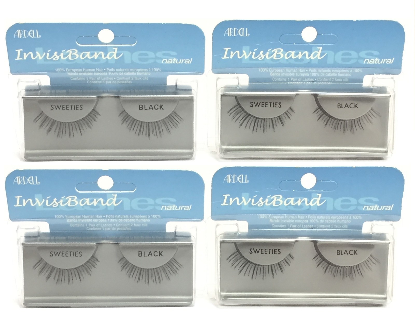 (4 PACK) Ardell Natural - Sweeties Black, Item #65019