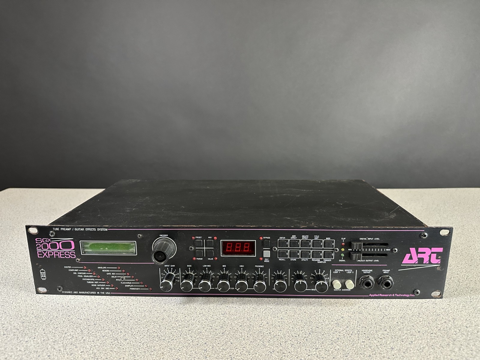 ART SGX 2000 Express – Tube Channel Digital Effects Processor