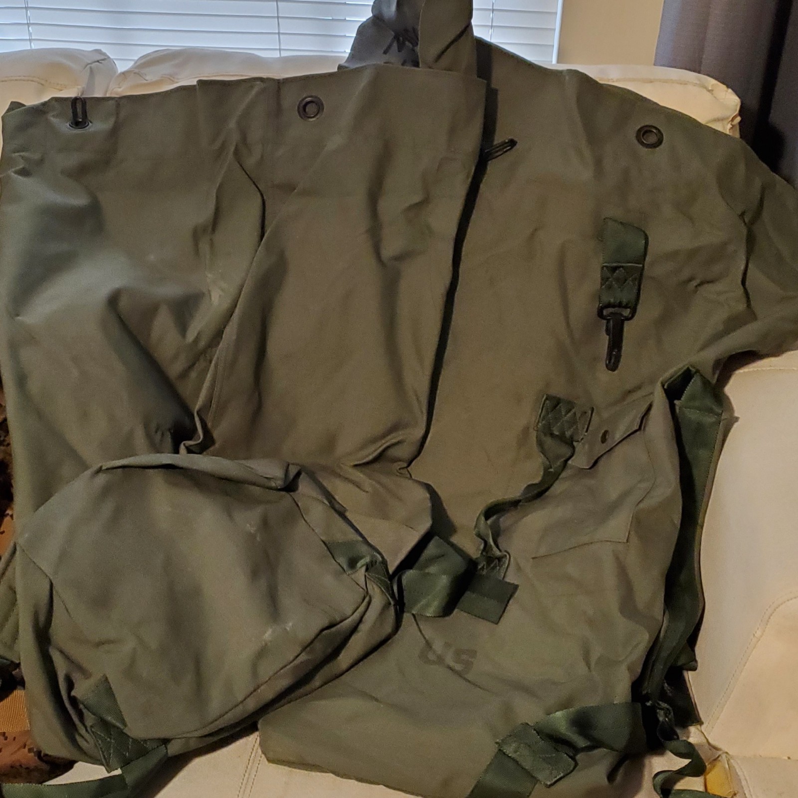 Marine Corps Sea Bag Military Duffel Bag USMC Deployment Bag  OD Olive Drab Pack