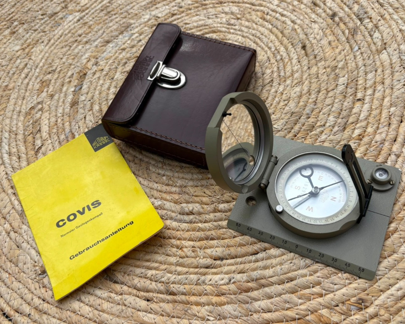Breithaupt Kassel COVIS Geological Compass Clinometer Dip Strike German Made