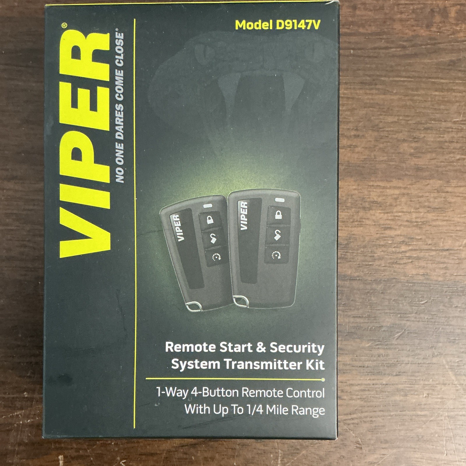 Viper D9147V 1-Way Remote Start & Security System 4-Button Transmitter Kit