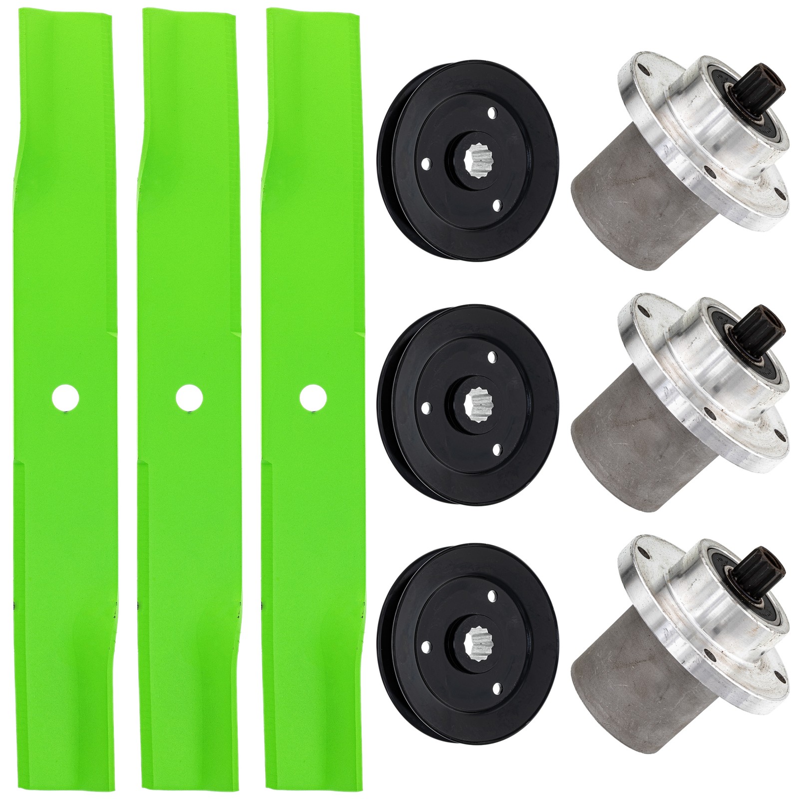 8TEN Blade Spindle Kit for Hustler FasTrak SD Z4 54-Inch 797696 783506 786889