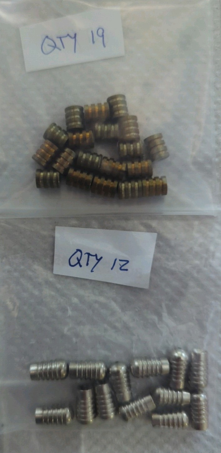104 PCS Spinner Lure Bodies Inv #2597