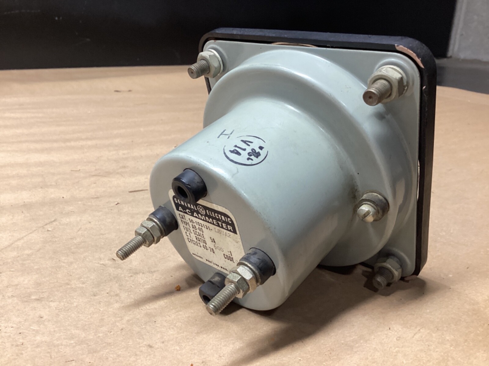 GENERAL ELECTRIC 50-103131-LSUA2 A-C AMMETER #107M104*CO