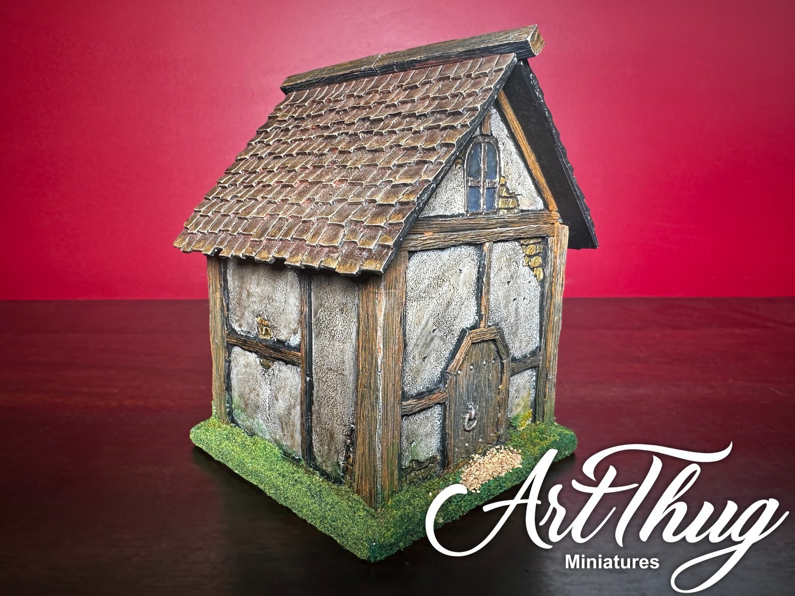 Hand Painted Medieval Tudor House 28mm D&D RPG Wargame Terrain - Not 3D Printed