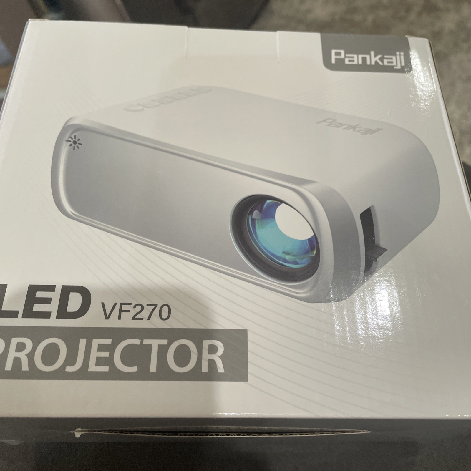 NEW! NIB PANKAJI Mini Projector 1080P Full HD Portable Movie Outdoor VF270