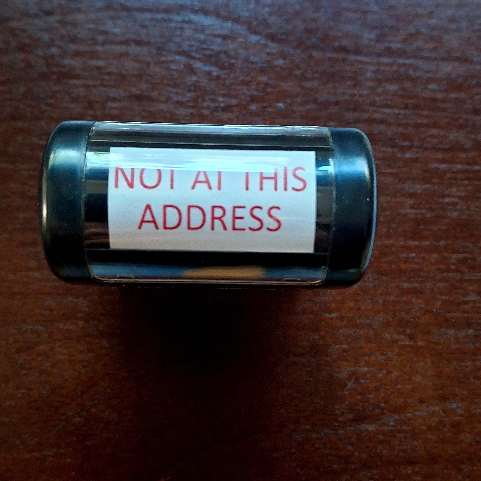 Stamp Not at this Address