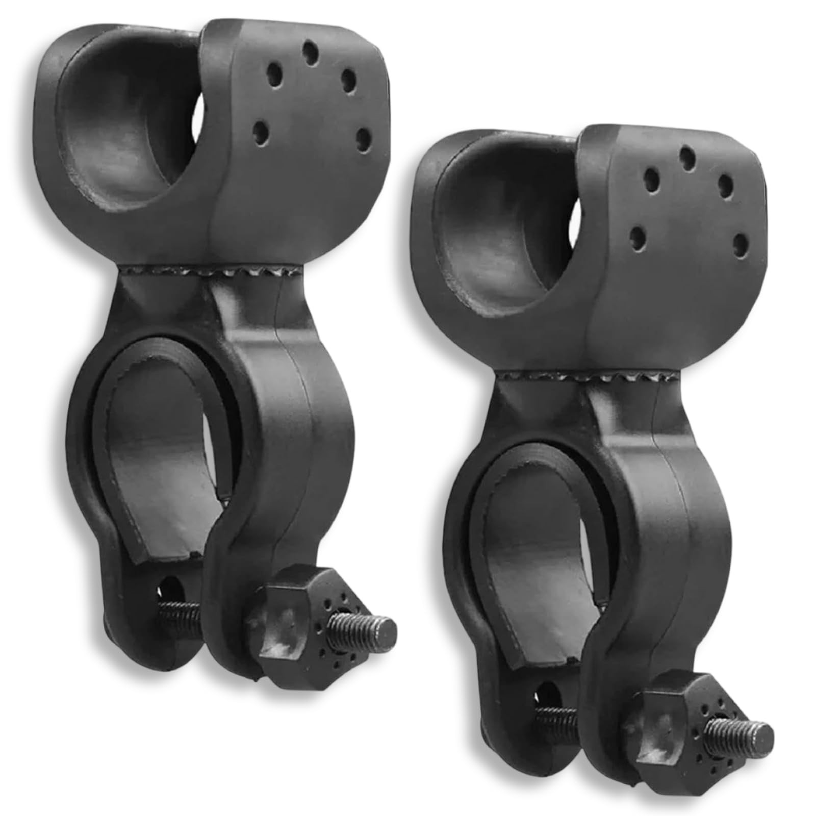 2PCS Cane Holder for Walker,Walking Stick Holders,Universal Walking Black