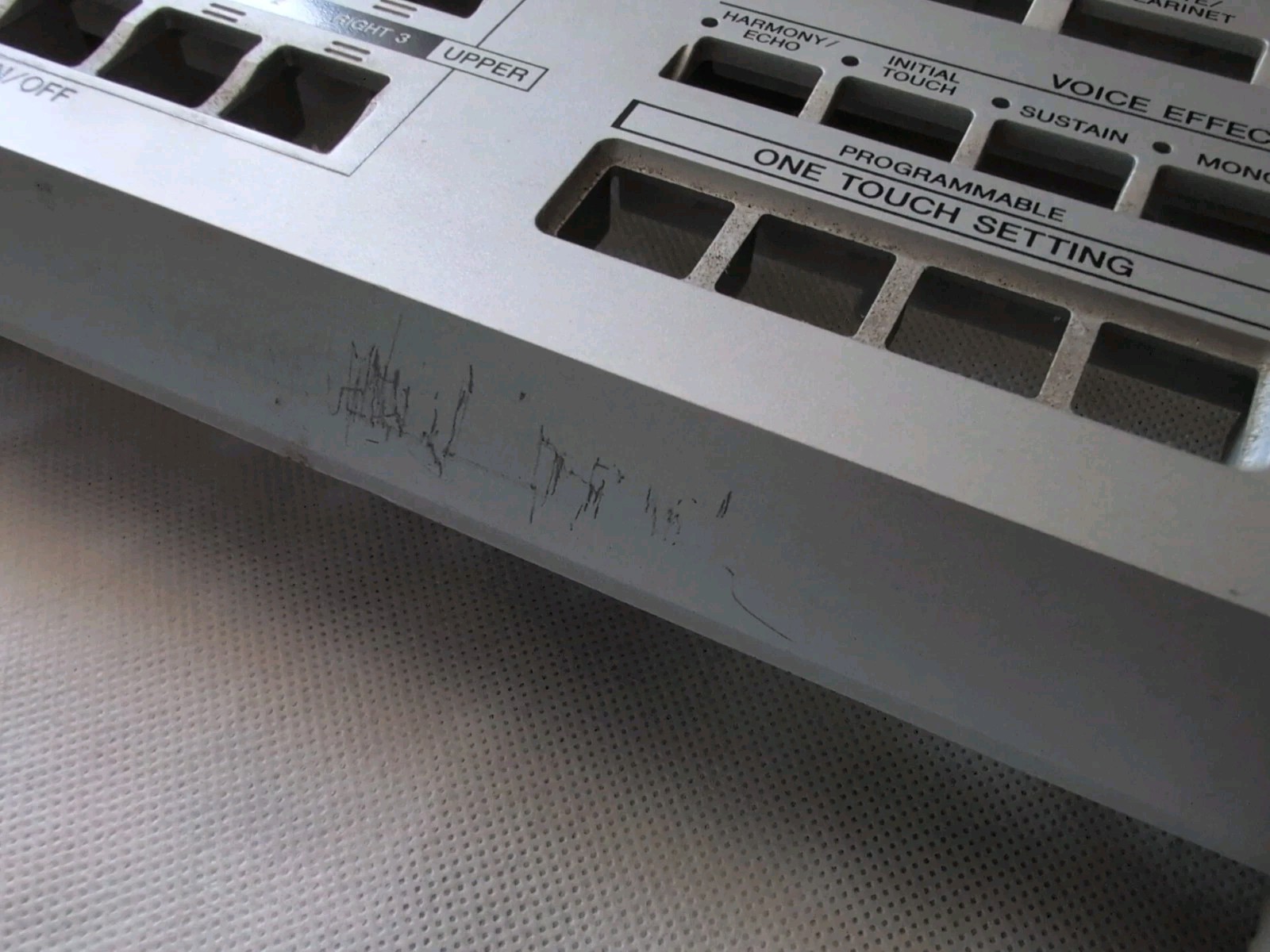 Yamaha Tyros 2 Arranger Keyboard Part - Front & Bottom Housing Covers