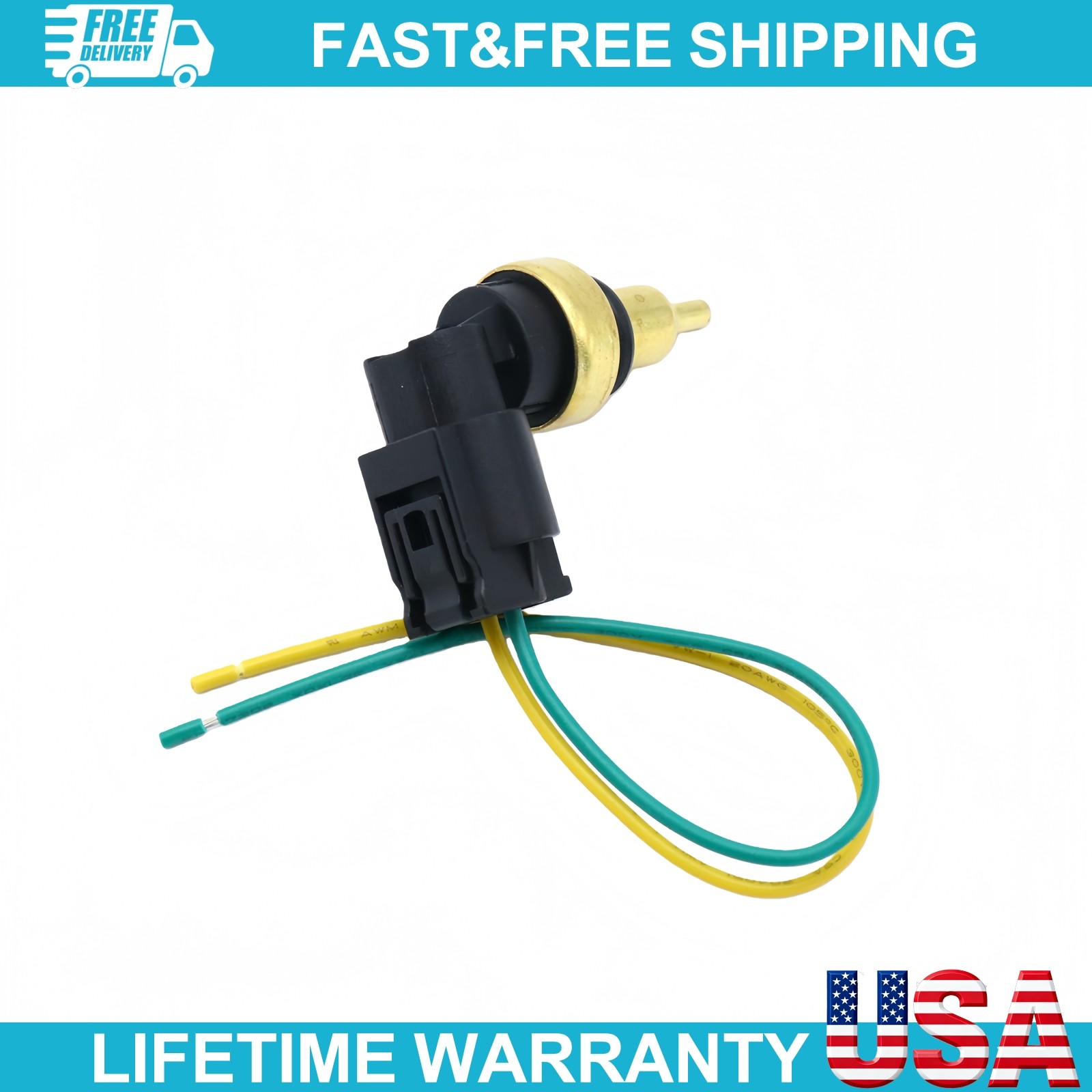 Replacement For Mercedes Benz W203 W204 W211 Coolant Temp Sensor & Connector