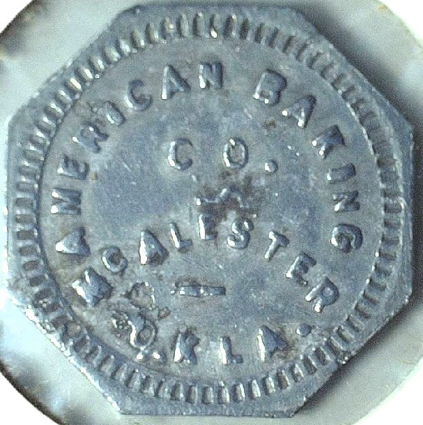 AMERICAN BAKING CO. - GOOD FOR 5 ¢ - McALESTER, OK - TC# 17296 $$ - EC 8488