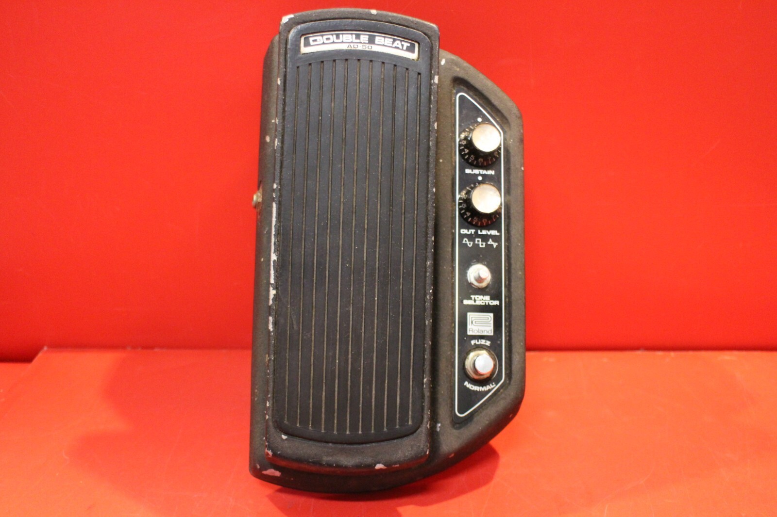USED Roland Double Beat AD 50 Wah Fuzz FX Pedal Stomp Box U2651 250619