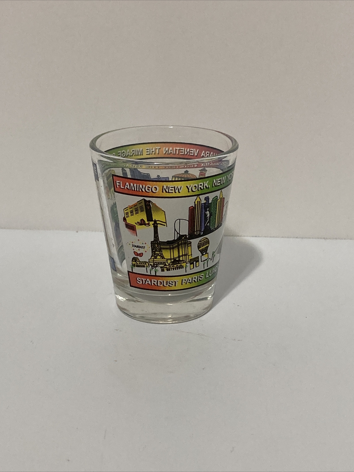 Las Vegas Nevada Shot Glass Casinos Collectible Cup