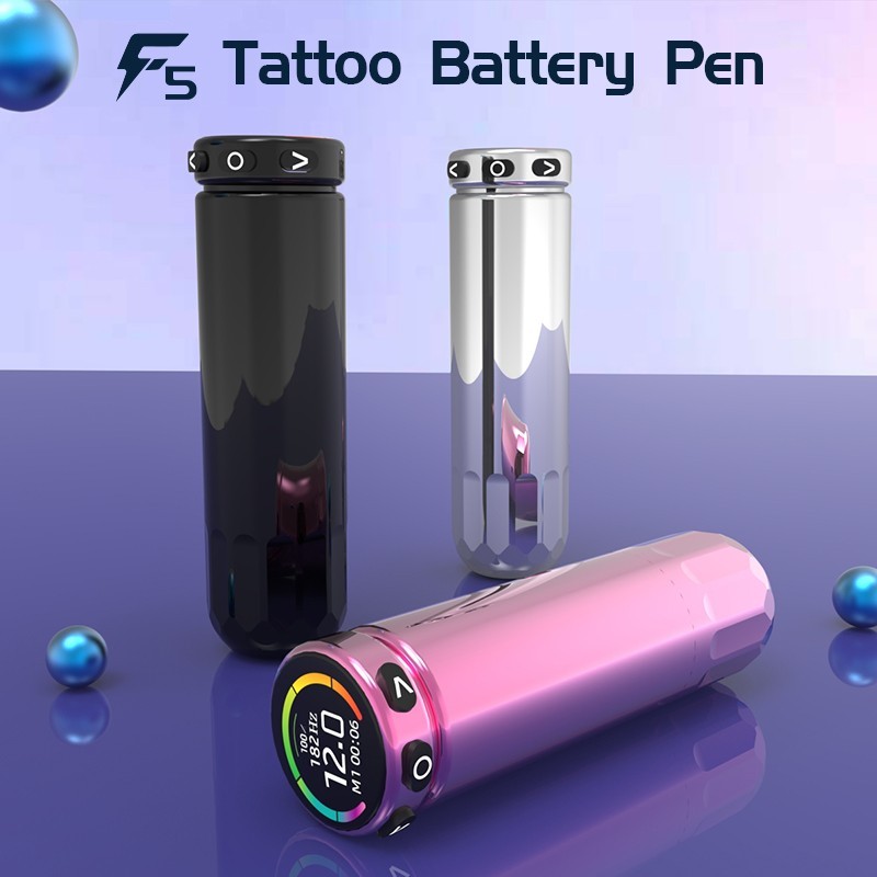 Wireless Tattoo Gun Rotary Pen Machine 2000mAh Power Supply Brushless Motor Led