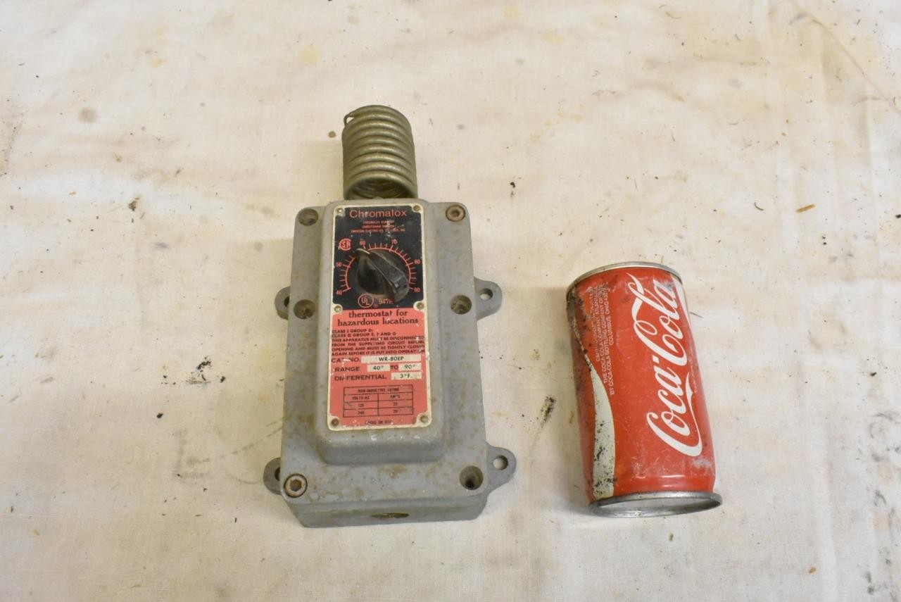 NOS Chromalox WR-80EP Explosion Resisting Thermostat for Hazardous Locations