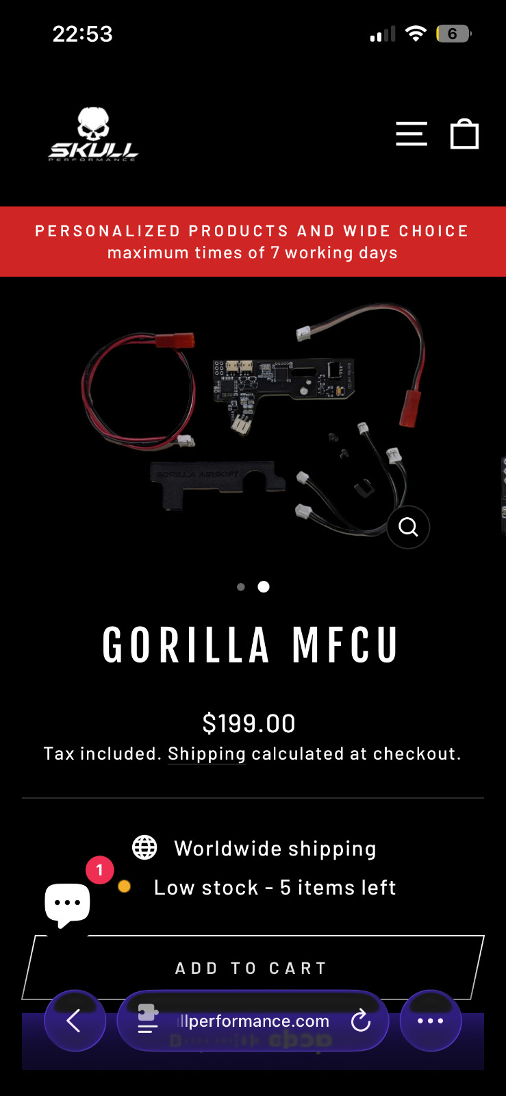 Gorilla MFCU For Airsoft Replica V2 Gearbox