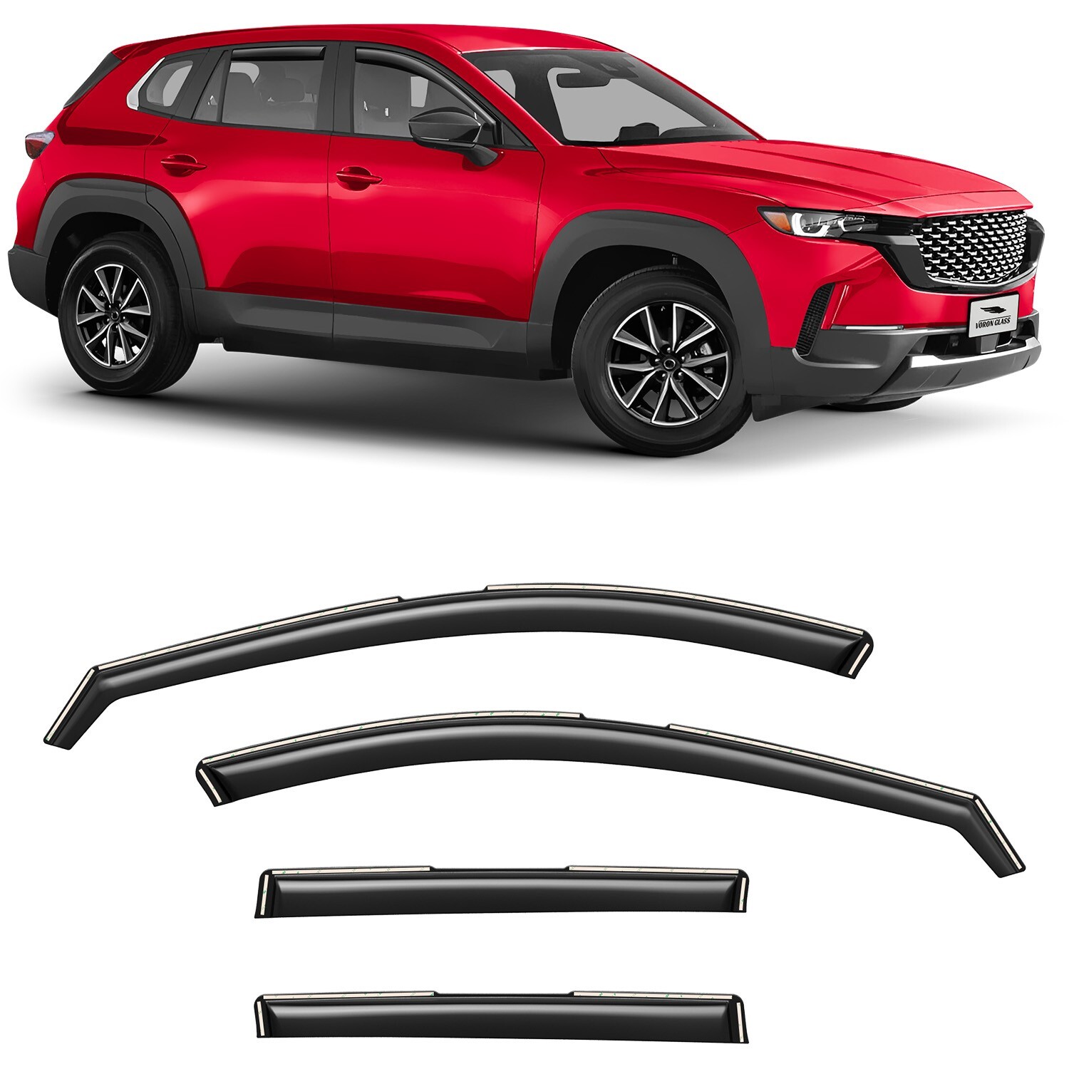 Sun Rain Visors Wind Rain Guards for 2023-2026 Mazda CX-50