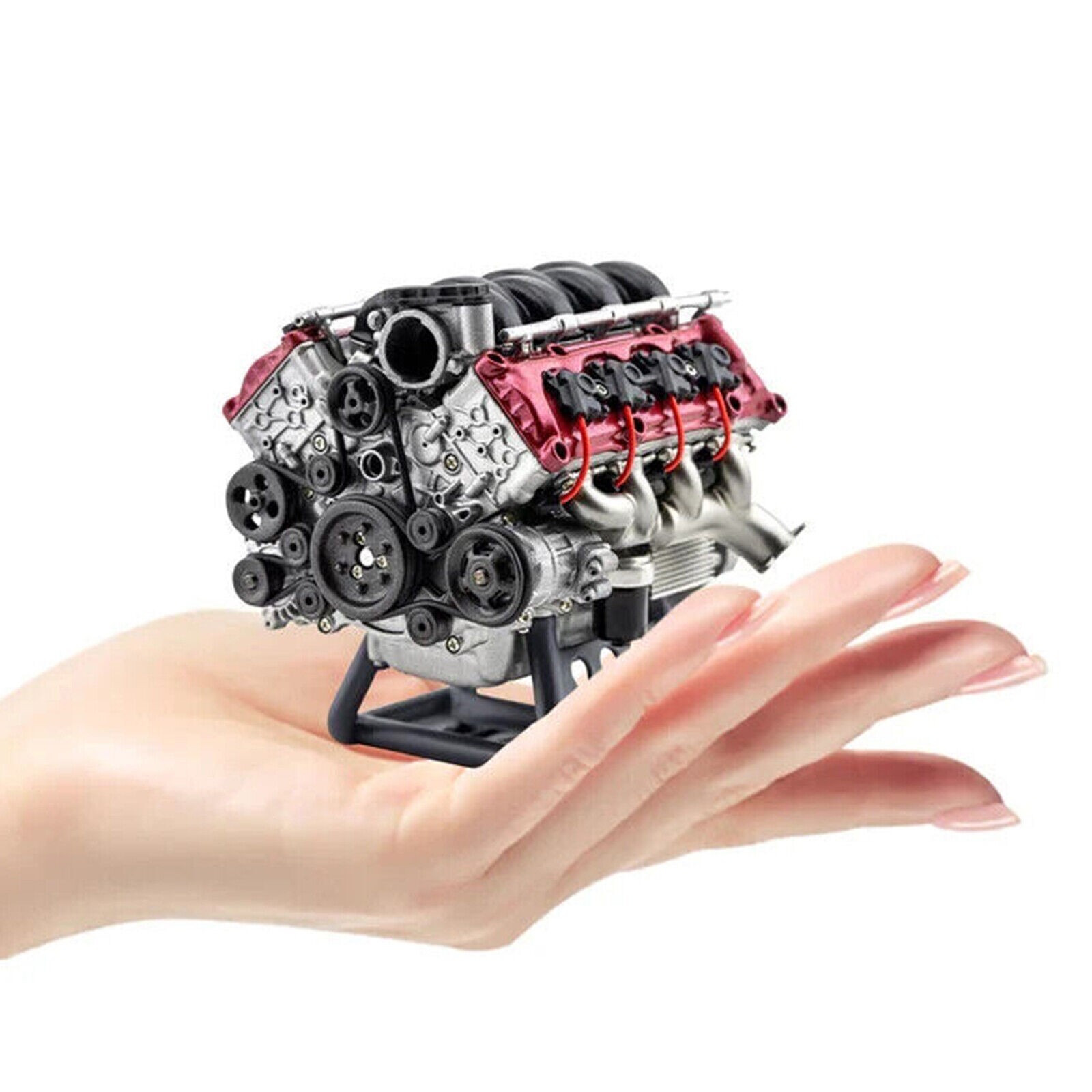 1 Set V8 Engine Model Kit Internal Combustion Building Kits DIY Hobby For Adults
