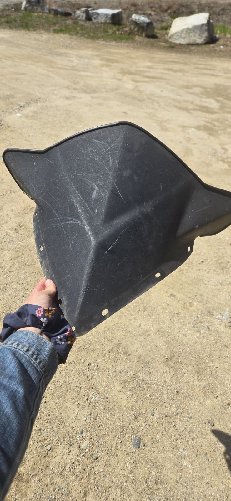 2015 Polaris Pro Rmk 800 155" Matte Black Mid Height Windshield Wind Shield