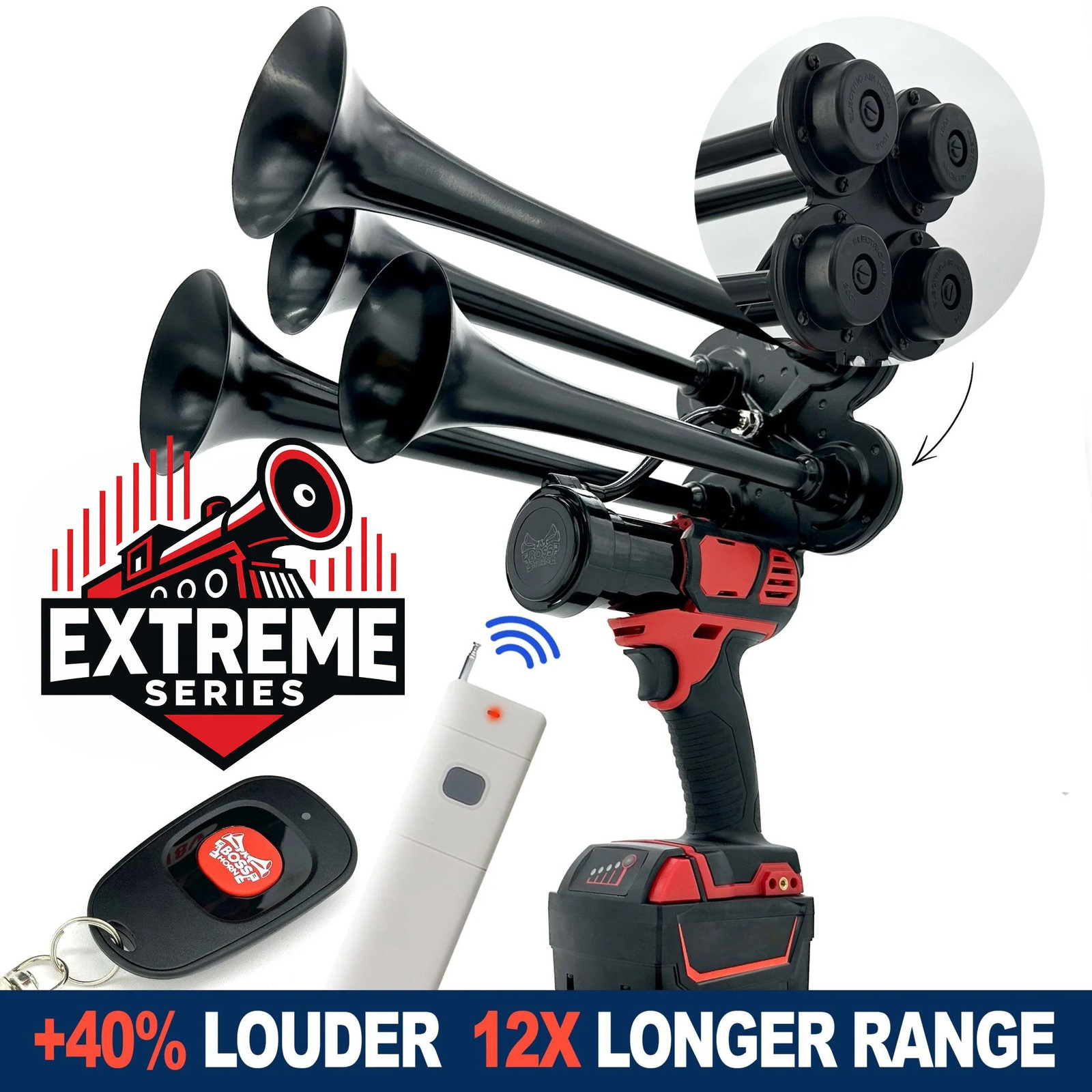 Extreme Series Train Horn for Milwaukee® 18v Battery