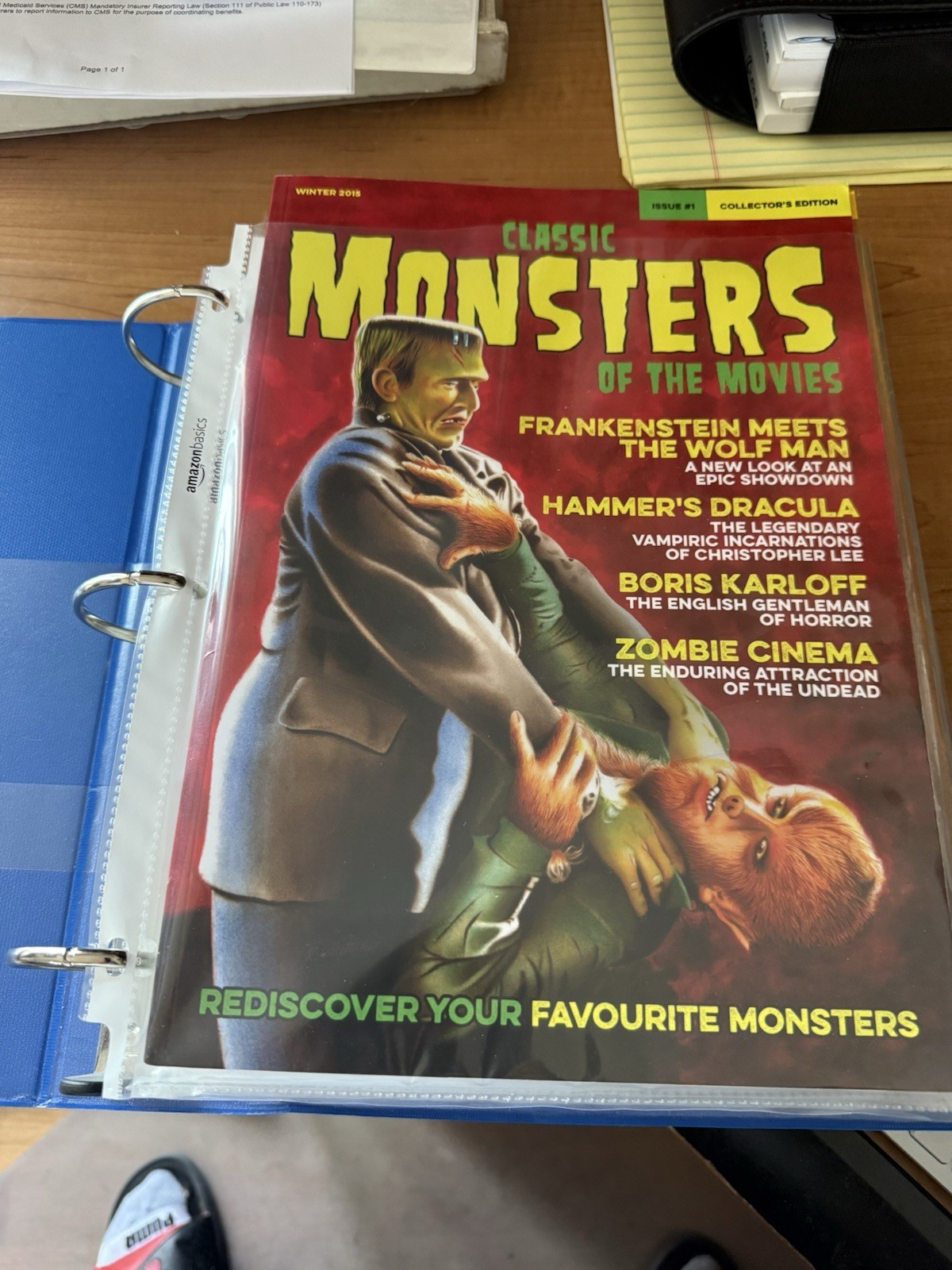 Classic Monsters Of The Movies Magazine Issues 1-10 And 2020 Annual In Binder