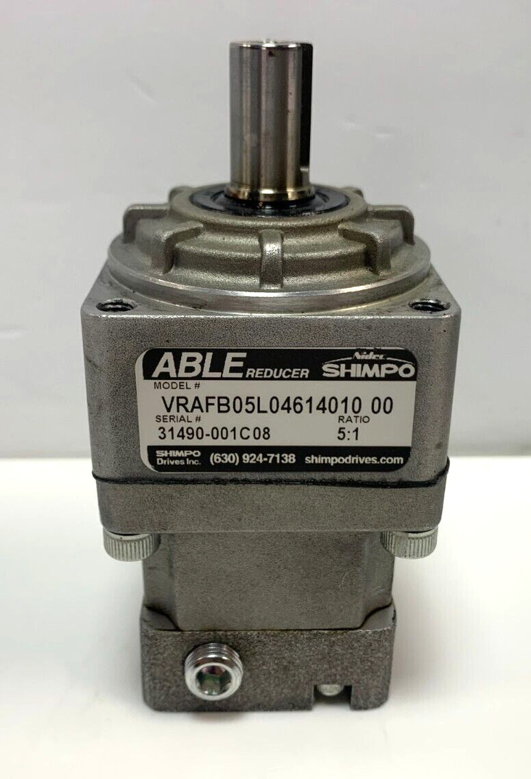 5:1 Ratio SHIMPO ABLE REDUCER GEARHEAD VRAFB05L04614010 00 - Quick US Ship