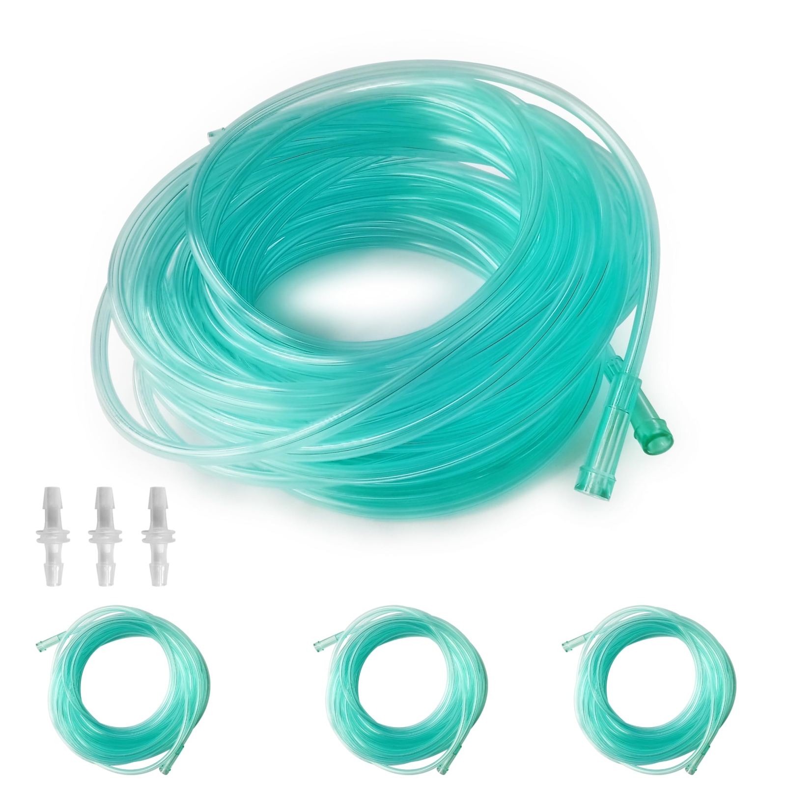 3 Pack Each 32.8 ft Kink Resistant Premium Oxygen Tubing Inner 6 Channel