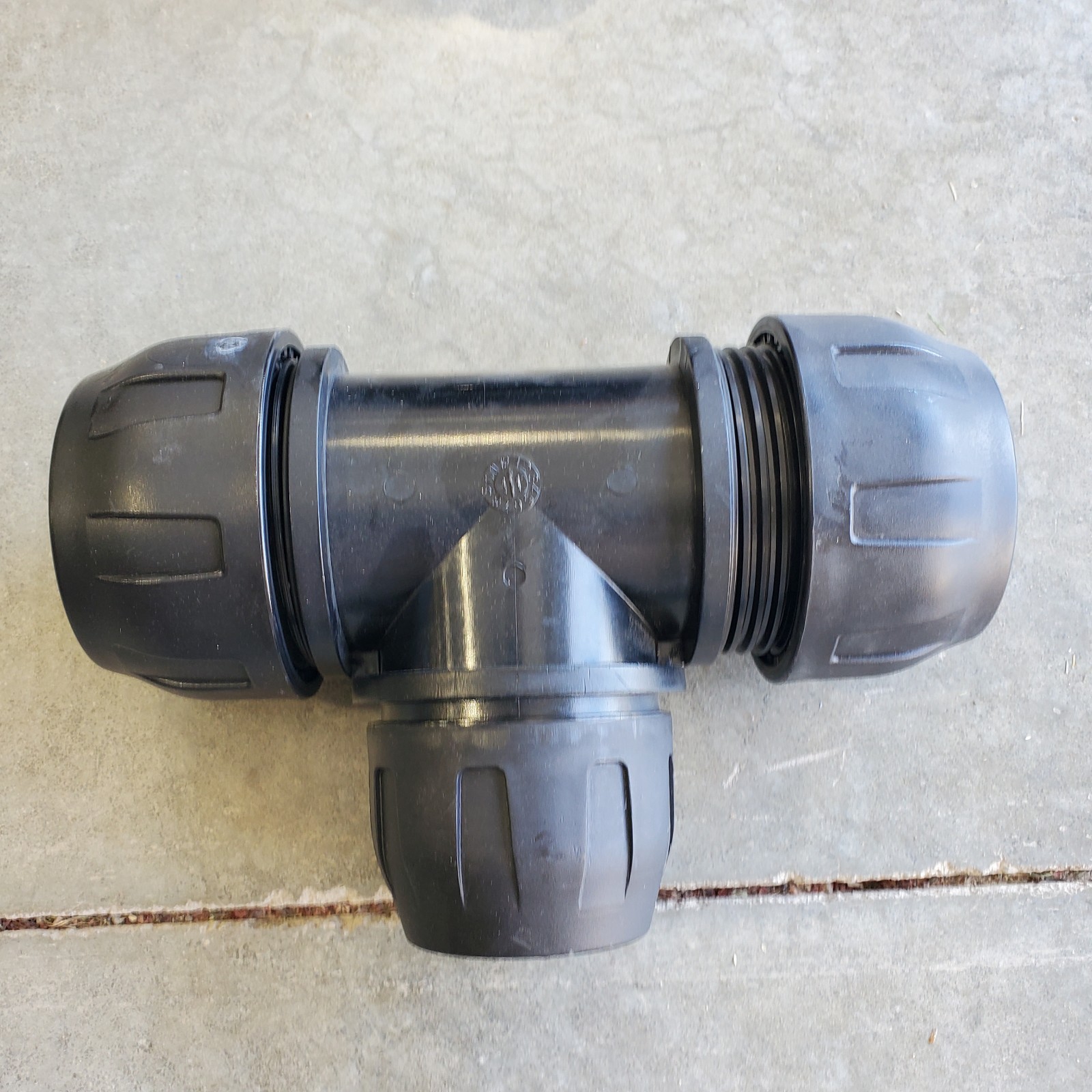 Aircom Quick Line QLTRPA063050 Aircom Reducing Tee PA 63MM to 50MM