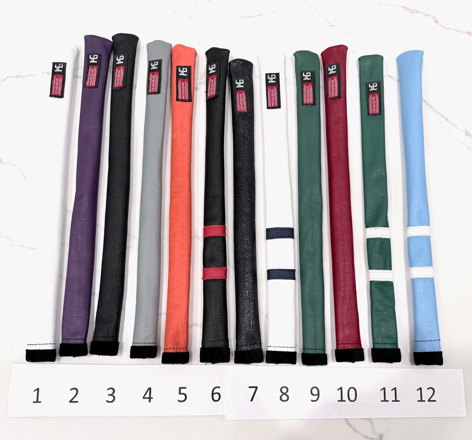 Real Leather Alignment Stick Covers-NEW Colors added 6/4-Choose Color