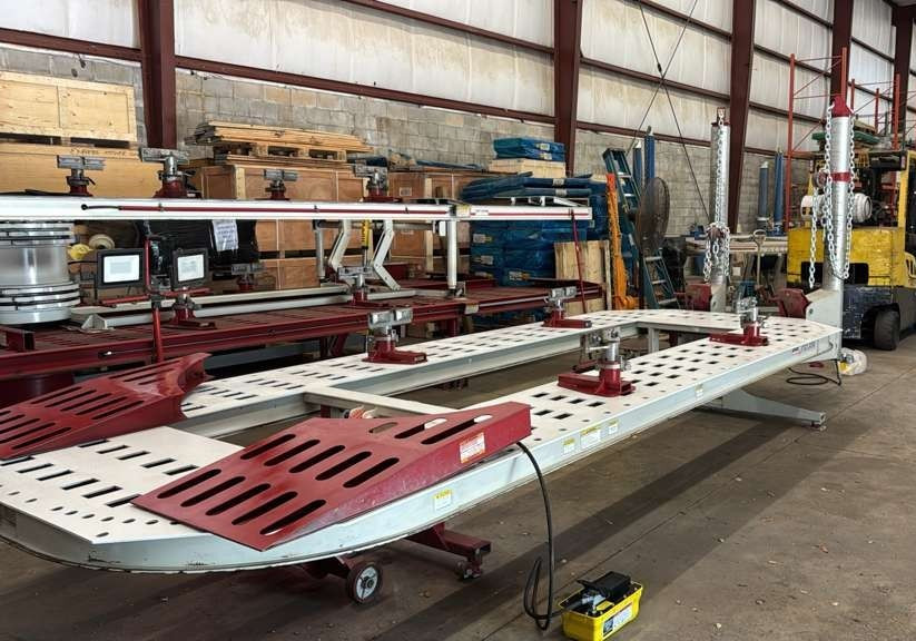 CHIEF IMPULSE TILT AUTO FRAME MACHINE 2 TOWERS 10 TON 18 FEET  10,000 LB LIFT