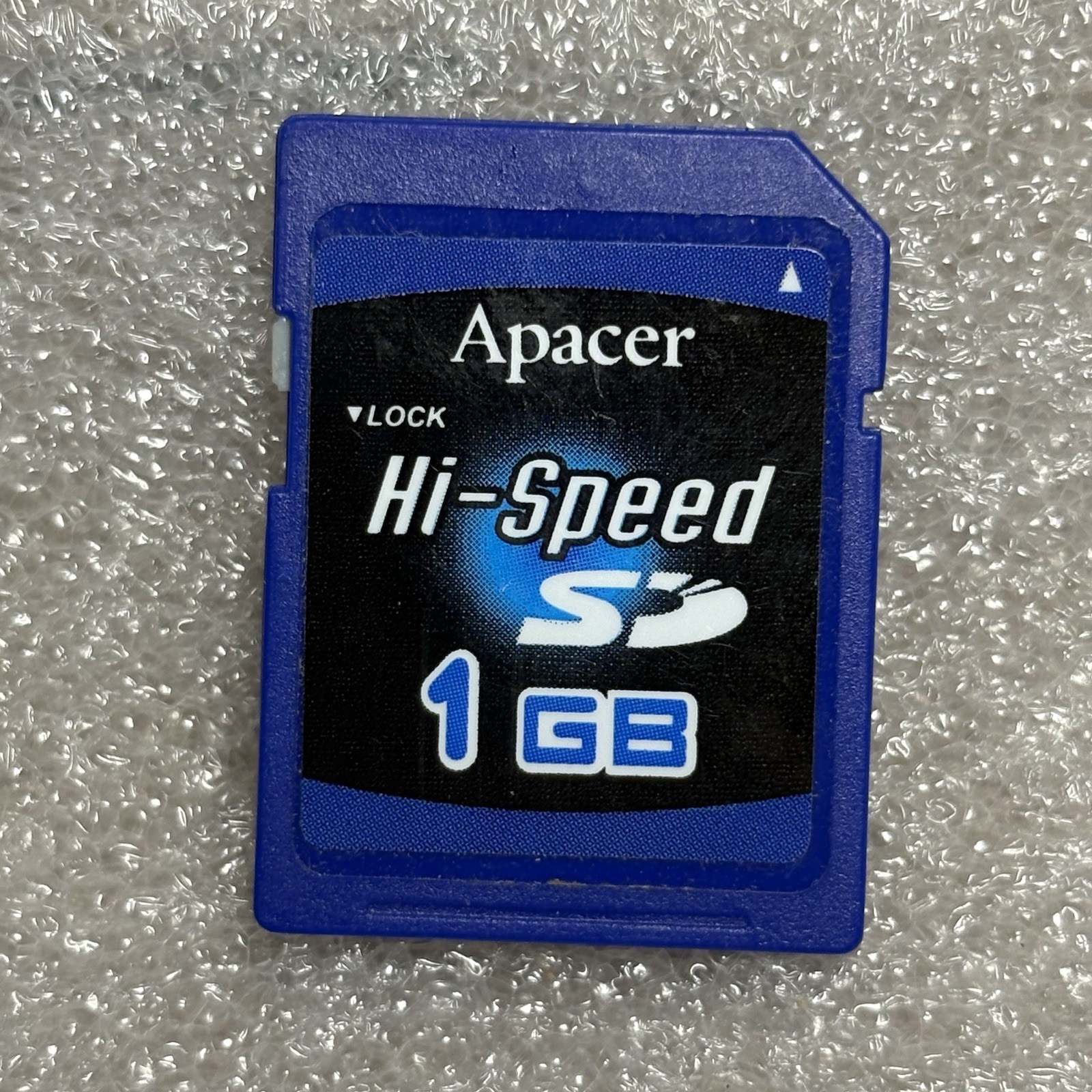 Apacer 1 GB SD Card Hi-Speed | Works Perfectly | Free shipping