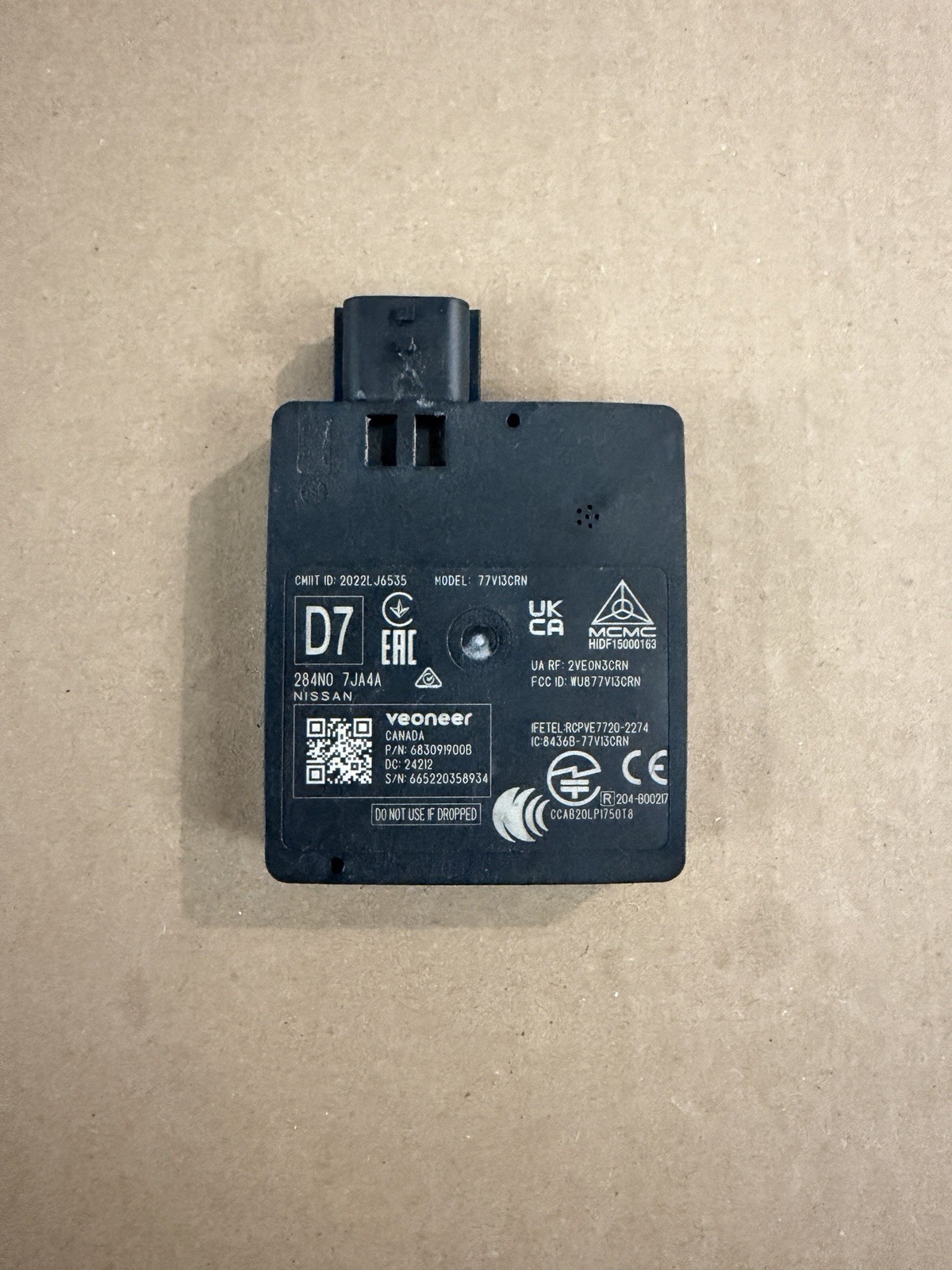Genuine Nissan Blind Spot Radar 284N0-7JA5A