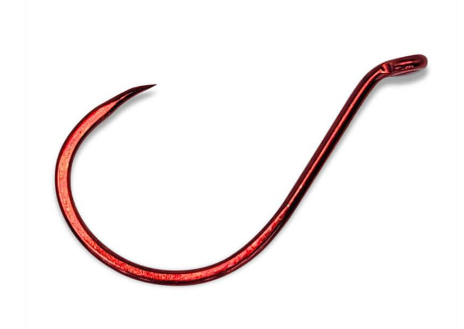GT Flawless Red Chrome Barbless Octopus Fish Hooks (all sizes)