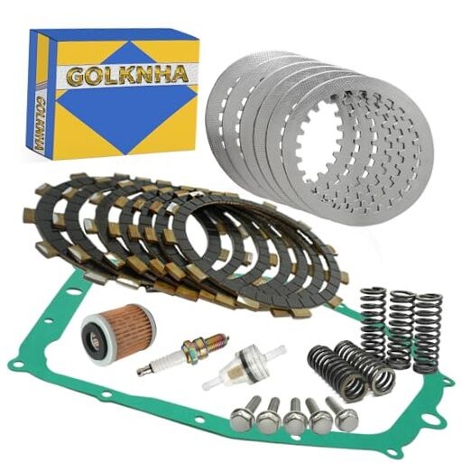 Clutch Kit & Friction Steel Plate & Heavy Duty Gasket for Yamaha Warrior 350