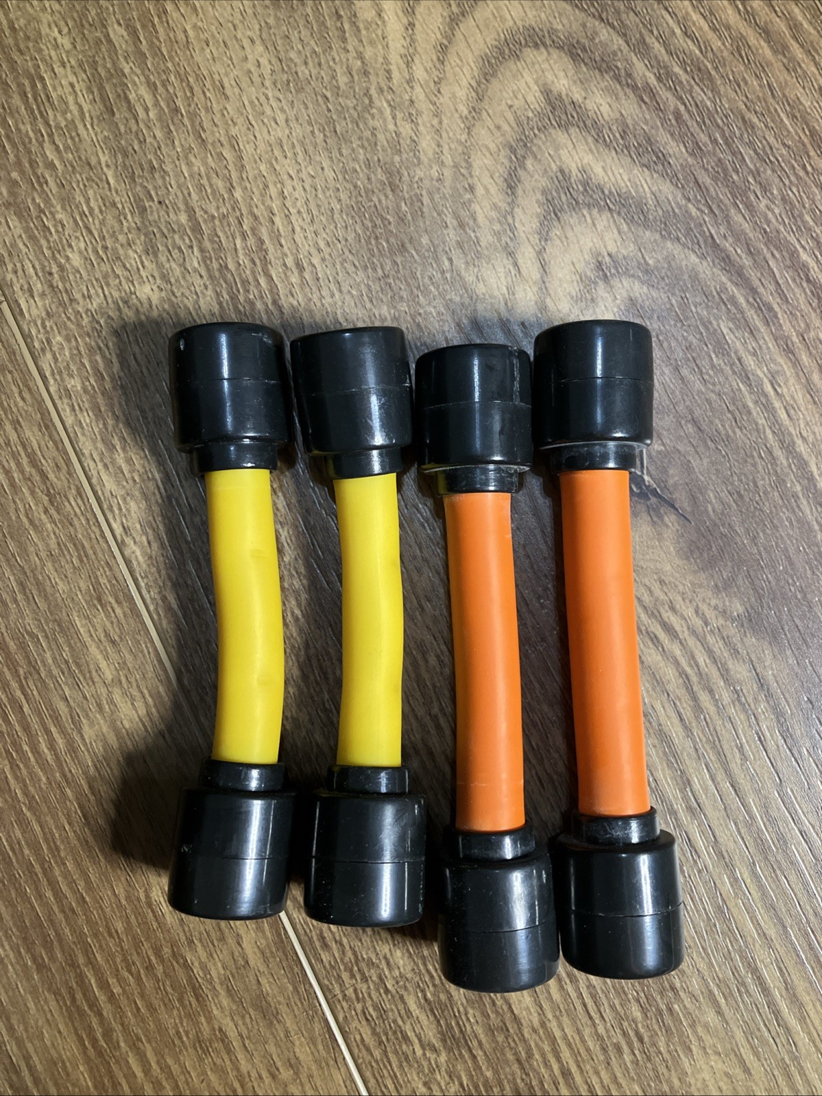 6 Second Abs Exercise Machine Original Yellow Orange Lot of 4 Bands Replacement