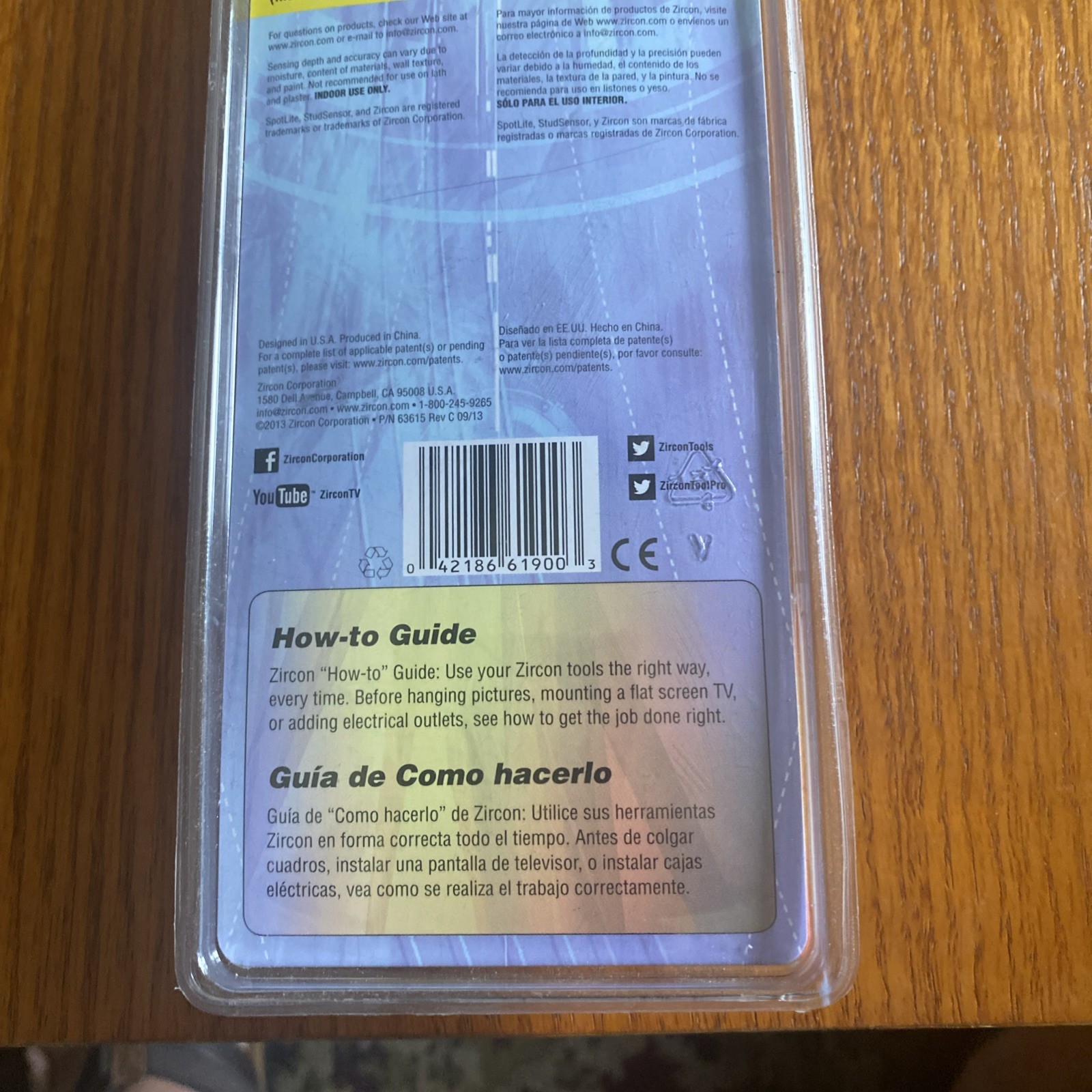 Zircon Stud Sensor Pro SL Stud Finder Edge Finding