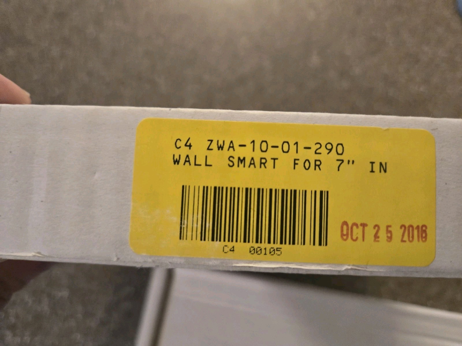 Wall-Smart 10-01-290 Retrofit Mount for Control4 T3 7" Touch Screen