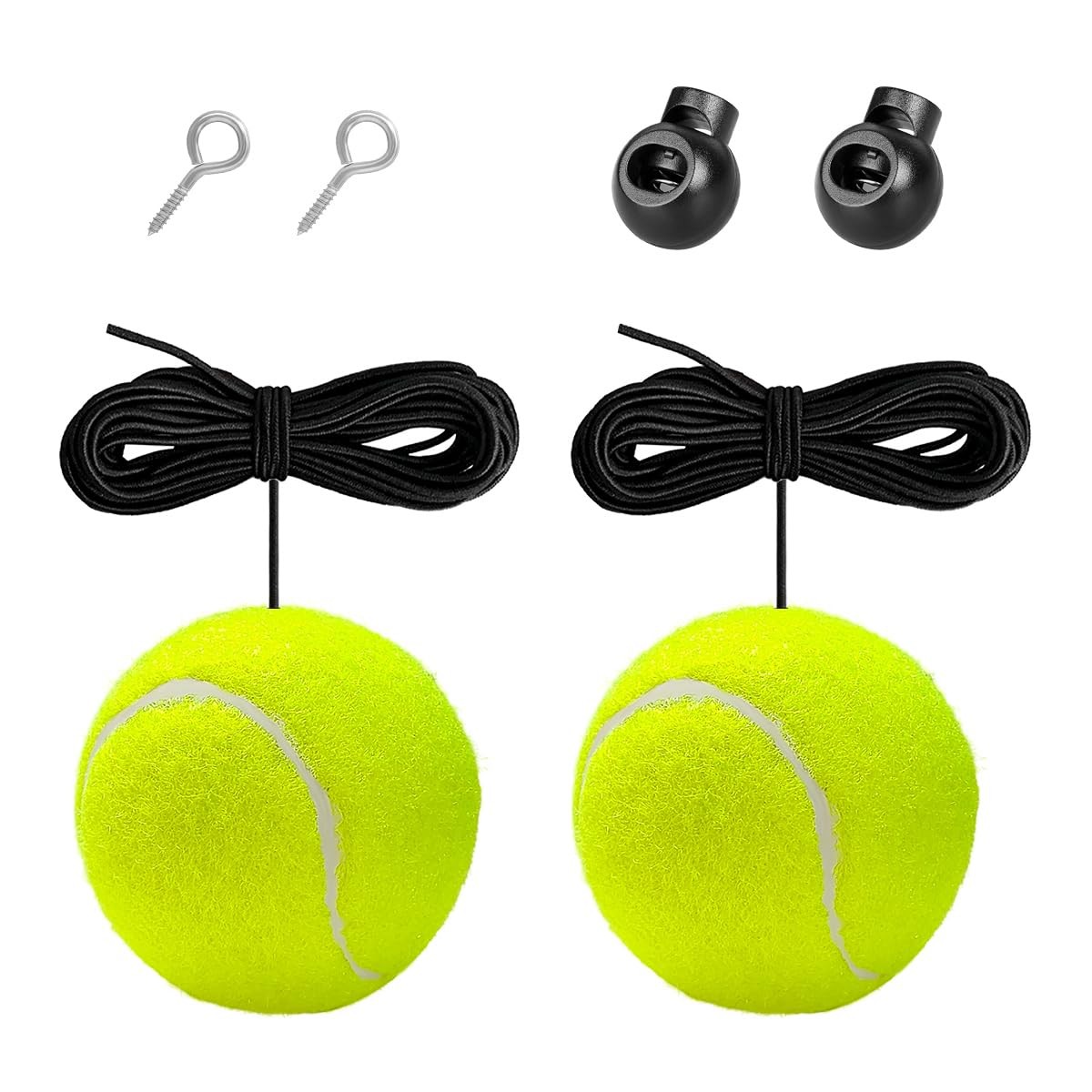 BWBWND 2 PCS Garage Parking Aid Ball, Retracting Tennis Ball 2PCS