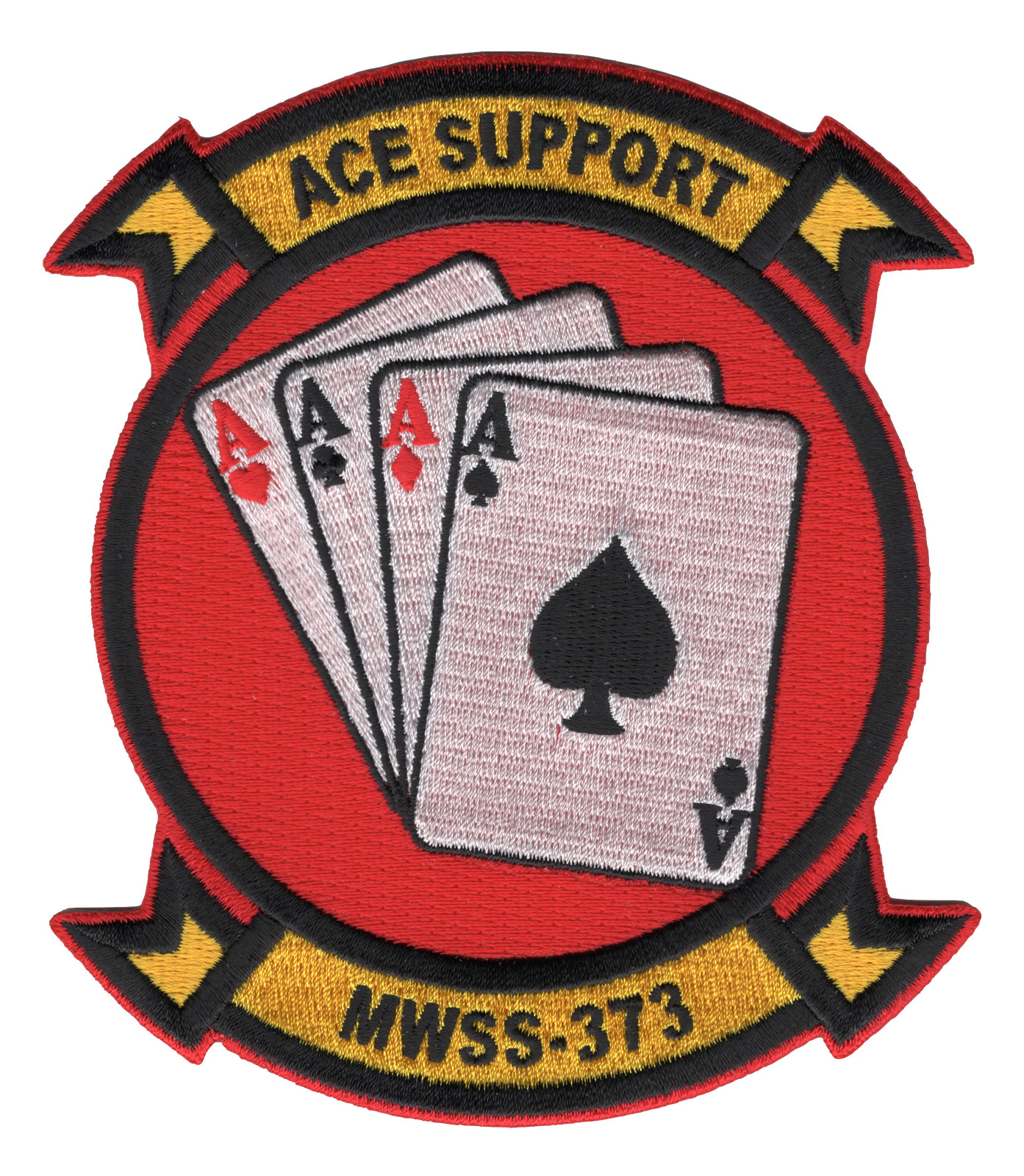 MWSS-373 Wing Support Squadron Patch - Ace Support