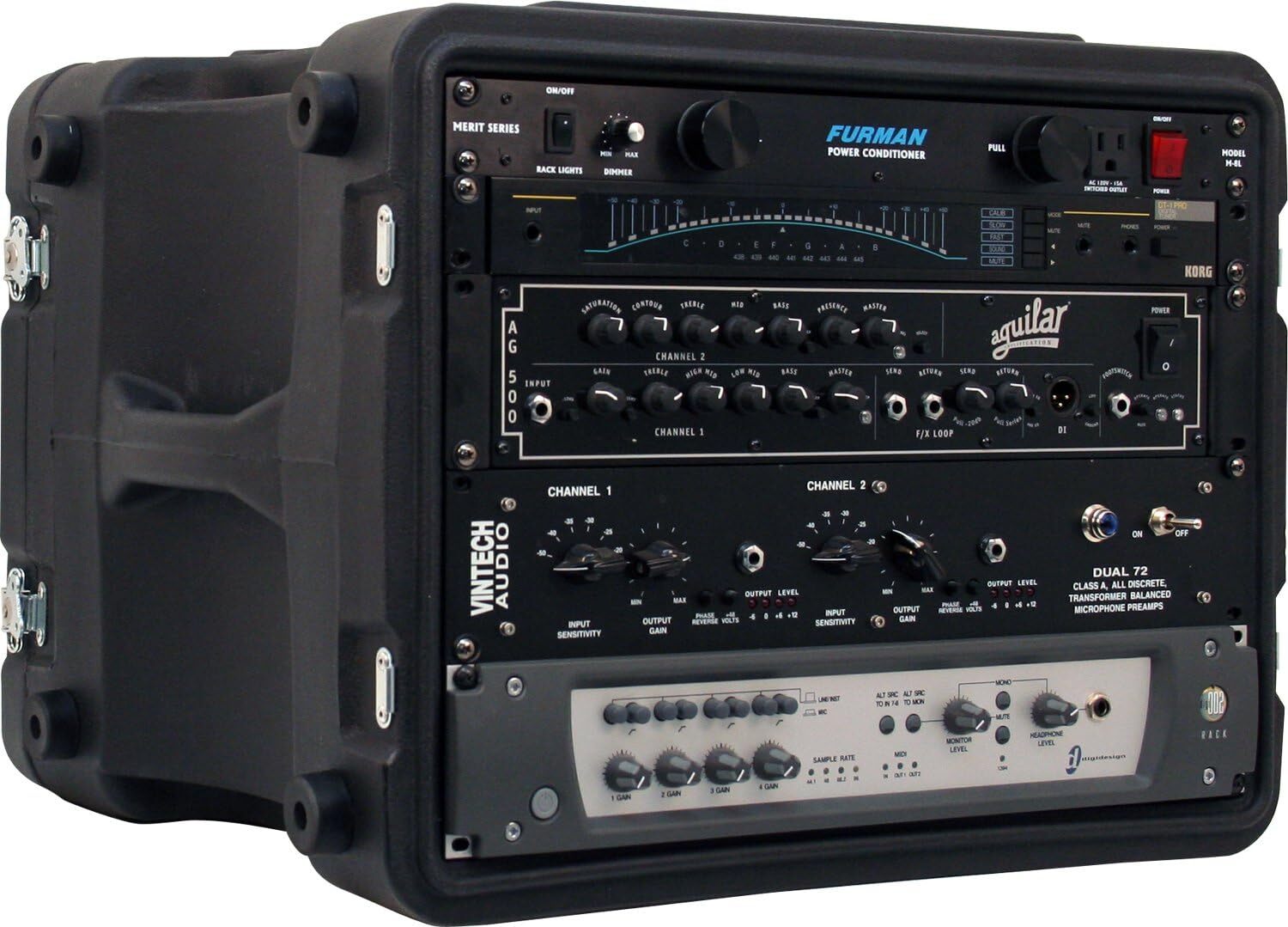 Gator Cases Pro Series Rotationally Molded 12U Rack Case with Standard 19" Depth