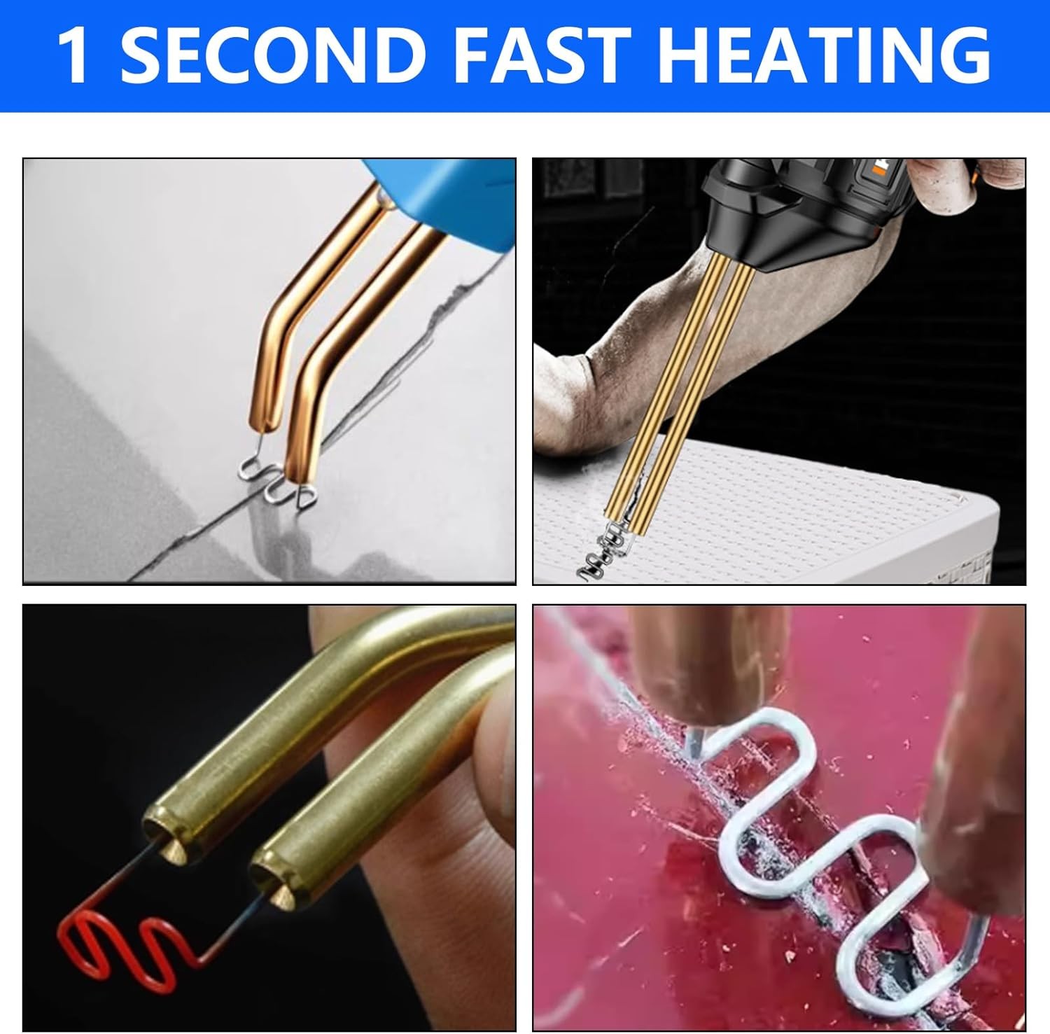 Plastic Welding Nails Assorted Shapes