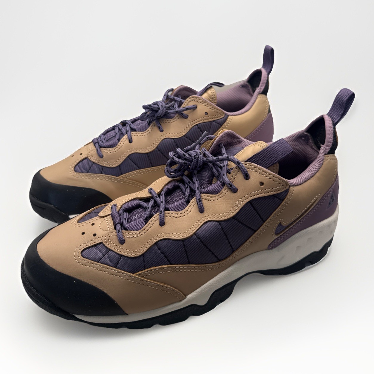 Nike ACG Air Mada Canyon Purple Hemp Tan Sneakers, Size 11.5 DQ5499-200 BNIB