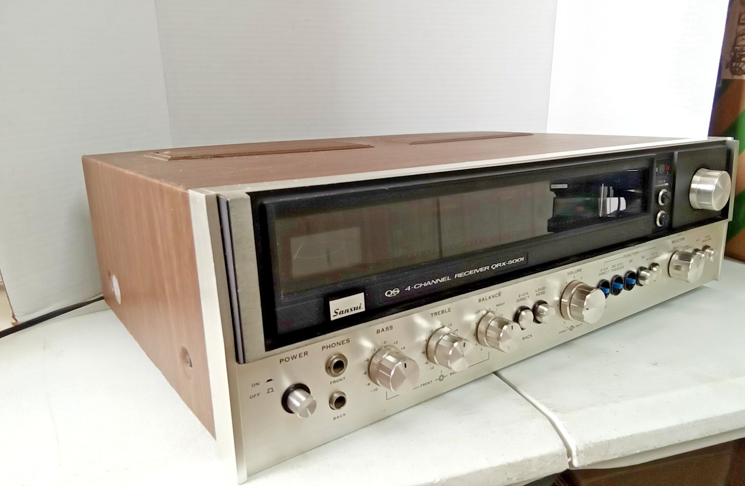 Sansui QRX-5001 4-Channel Quadraphonic Stereo Receiver - Working! TESTED!!!
