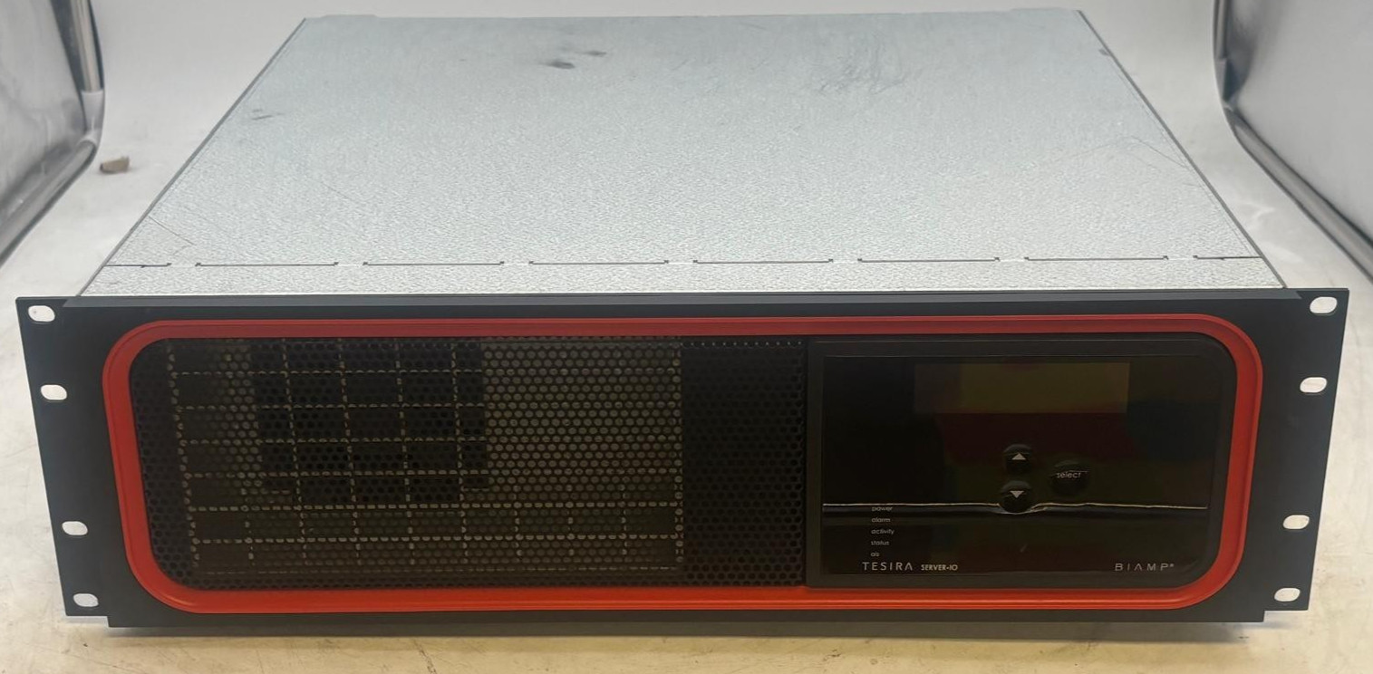 Biamp Systems Tesira SERVER-IO Digital Processor W/ 13 Cards (Read Description)