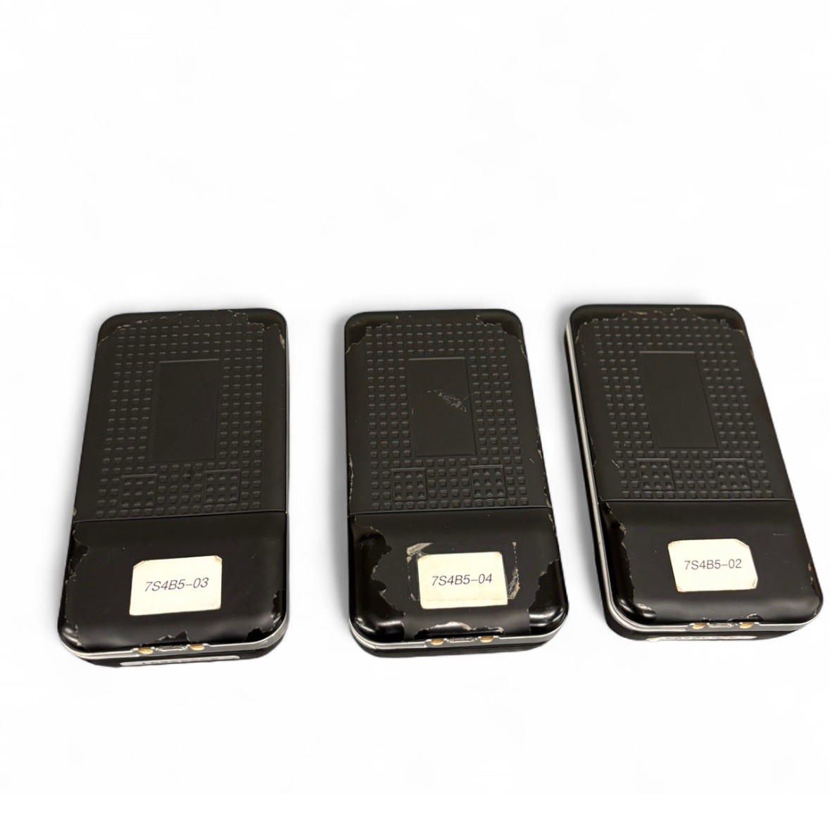 Lot of 3 Ingenico ISMP4 Card Reader w/ Barcode Scanner UNTESTED