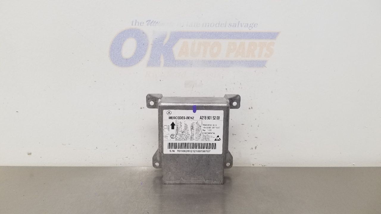 13 MERCEDES BENZ CLS63 AMG C218 SRS CONTROL MODULE 2189015200