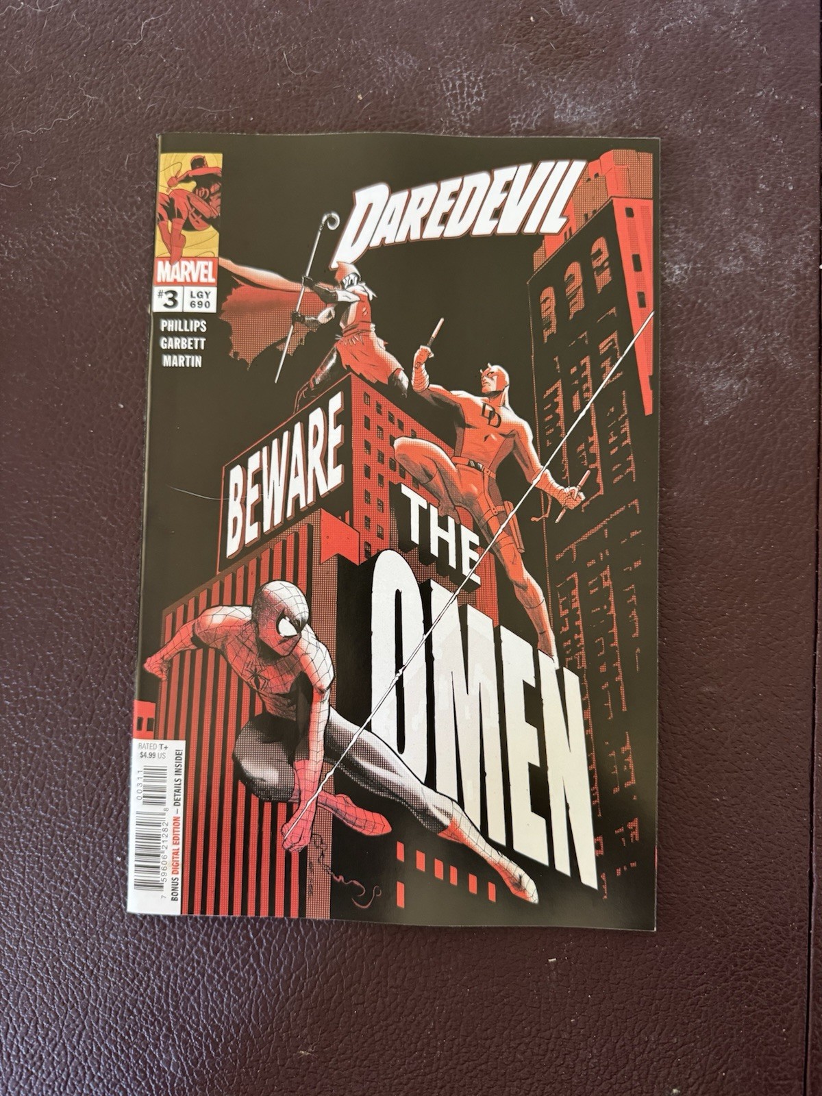 MARVEL COMICS : DAREDEVIL #3 COVER A (2026 SERIES)