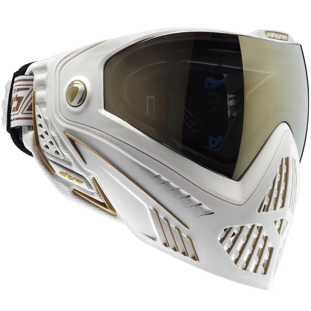 Dye I5 Thermal Paintball Goggles White Gold