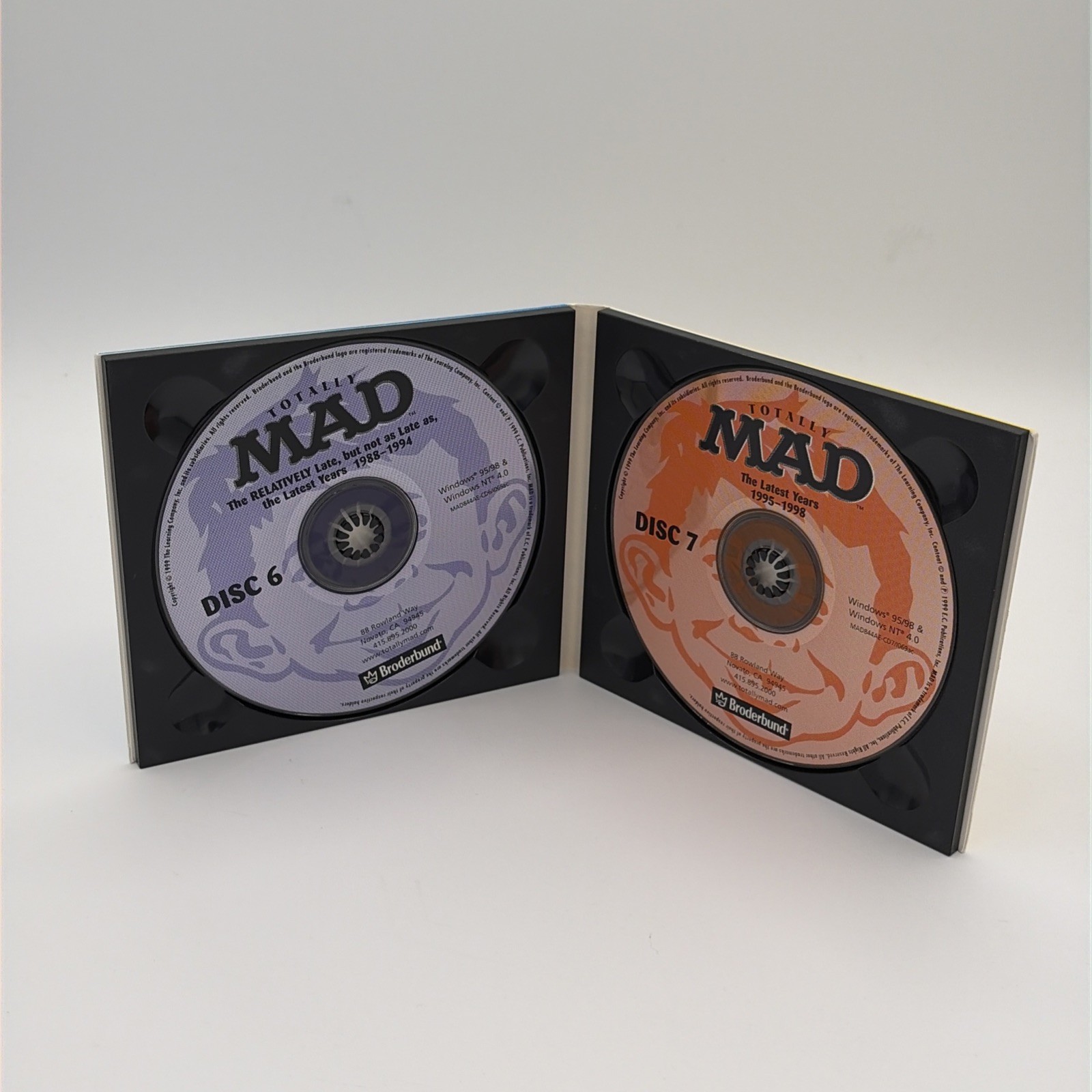 Totally MAD CD-ROM 1952 - 1998, 7 CD-Rom Collection Untested