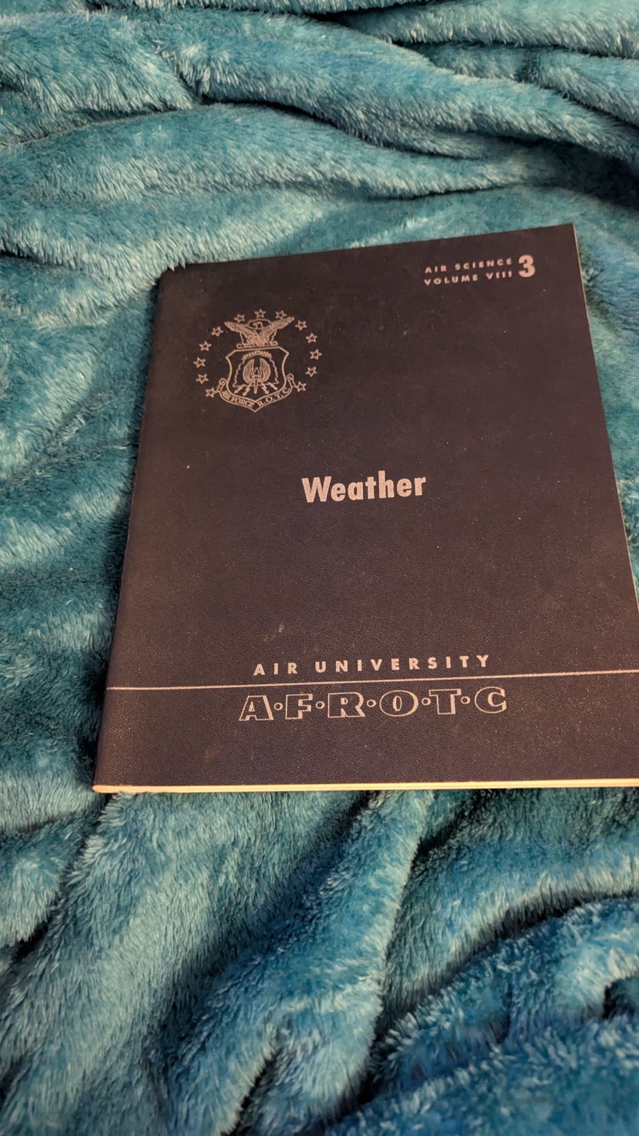 1954 US AIR FORCE ROTC OFFICER UNIVERSITY SCIENCE VOL. 3 WEATHER